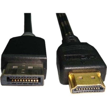 Unirise Usa This Displayport Male To Hdmi Male Cable Allows You To Connect A HDMIDP-03F-MM